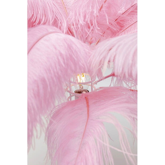 lampa stołowa Feather Palm, lampa stołowa Kare, lampa stołowa do salonu, lampa stołowa do sypialni, lampa pióra, nowoczesna lampa, ekstrawagancka lampa