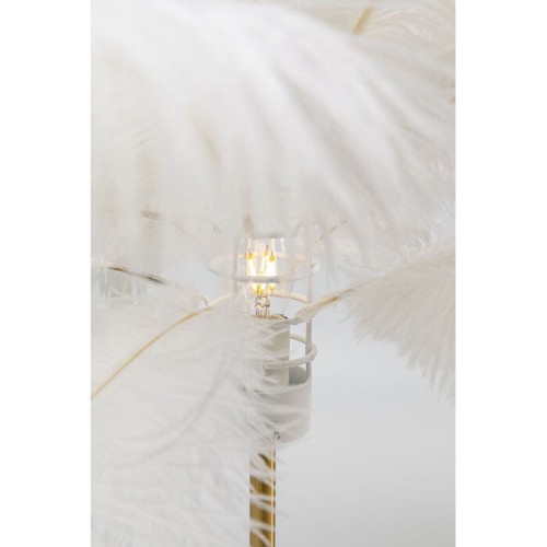 lampa stołowa Feather Palm, lampa stołowa Kare, lampa stołowa do salonu, lampa stołowa do sypialni, lampa pióra, nowoczesna lampa, ekstrawagancka lampa