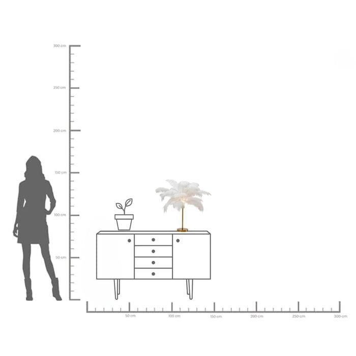 lampa stołowa Feather Palm, lampa stołowa Kare, lampa stołowa do salonu, lampa stołowa do sypialni, lampa pióra, nowoczesna lampa, ekstrawagancka lampa