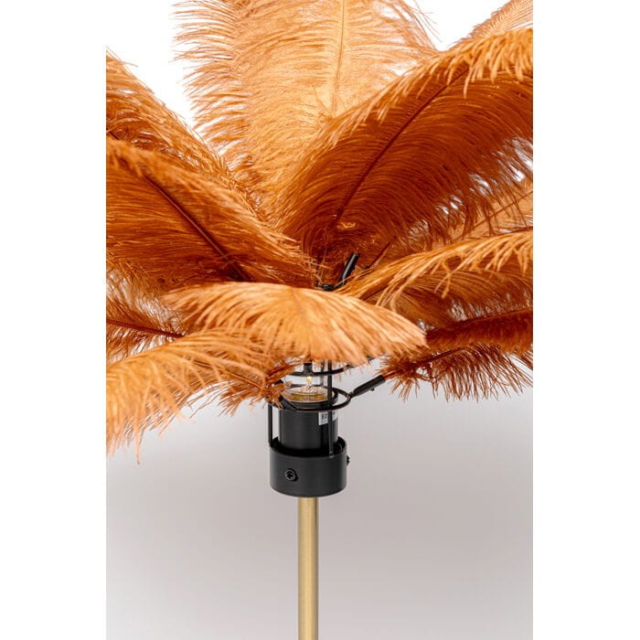 lampa stołowa Feather Palm, lampa stołowa Kare, lampa stołowa do salonu, lampa stołowa do sypialni, lampa pióra, nowoczesna lampa, ekstrawagancka lampa