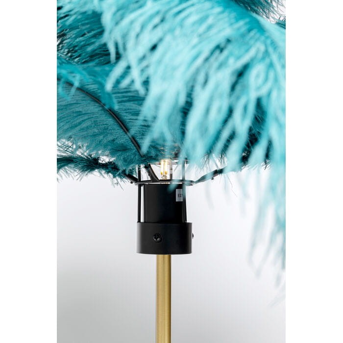 lampa stołowa Feather Palm, lampa stołowa Kare, lampa stołowa do salonu, lampa stołowa do sypialni, lampa pióra, nowoczesna lampa, ekstrawagancka lampa