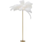 Lampa podłogowa Feather Palm White 165cm
