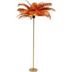 Lampa podłogowa Feather Palm Rusty Red 165cm