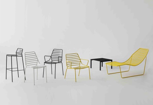 fotel Link, fotel Gaber, fotel do restauracji, fotel outdoorowy, fotel na taras, fotel metalowy, fotel do przestrzeni komercyjnych