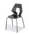 krzesło designerskie, nowoczesne krzesło, futurystyczna forma, geometryczny kształt, krzesło z tworzywa, metalowa podstawa, krzesło do biura, krzesło do showroomu, krzesło do kuchni, krzesło minimalistyczne