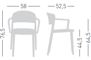krzesło Abuela, krzesło outdoor, krzesło do domu, odporność na warunki, ergonomia, komfort, wielofunkcyjność, trwałość, krzesło sztaplowane