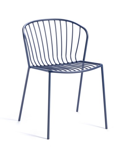 krzesło Amitha, styl industrialny, krzesło outdoor, krzesło do restauracji, minimalizm, trwałość, odporność na warunki, nowoczesny design, pręty stalowe, loft, meble komercyjne