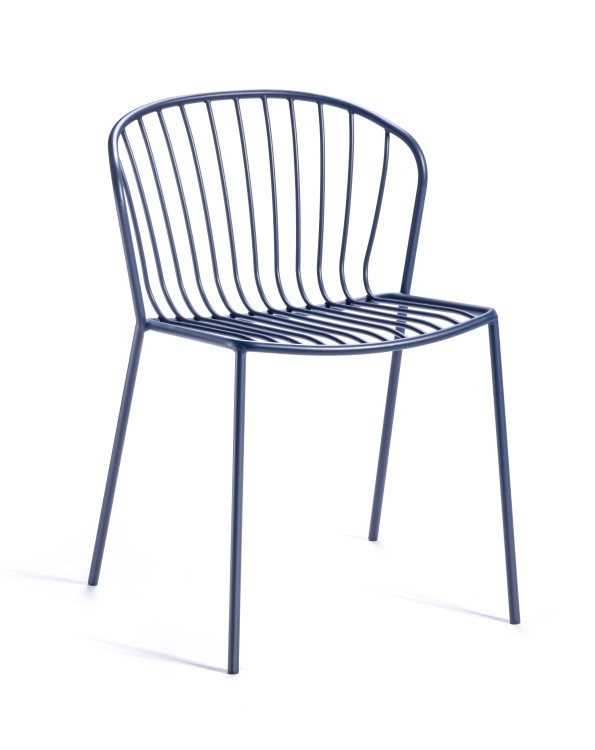 krzesło Amitha, styl industrialny, krzesło outdoor, krzesło do restauracji, minimalizm, trwałość, odporność na warunki, nowoczesny design, pręty stalowe, loft, meble komercyjne