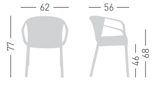 krzesło outdoor, nowoczesne krzesło, meble ogrodowe, odporność na warunki, perforowane oparcie, podłokietniki, ergonomia, komfort, styl industrialny, sztaplowanie, ogródek restauracyjny, balkon, trwałość, design
