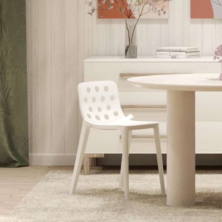 krzesło Isidora, krzesło outdoor, nowoczesne krzesło, sztaplowane krzesło, odporność na warunki atmosferyczne, ergonomiczne siedzisko, krzesło do restauracji, krzesło na taras, krzesło z tworzywa