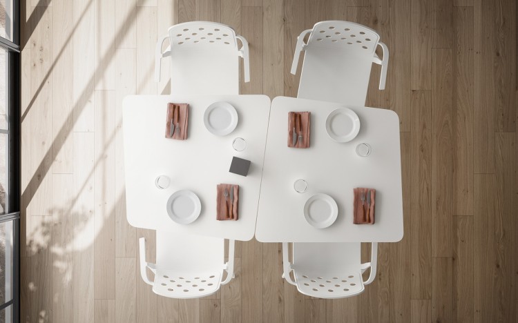 krzesło Isidora, krzesło outdoor, nowoczesne krzesło, sztaplowane krzesło, odporność na warunki atmosferyczne, ergonomiczne siedzisko, krzesło do restauracji, krzesło na taras, krzesło z tworzywa