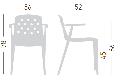 krzesło Isidora, krzesło outdoor, nowoczesne krzesło, sztaplowane krzesło, odporność na warunki atmosferyczne, ergonomiczne siedzisko, krzesło do restauracji, krzesło na taras, krzesło z tworzywa