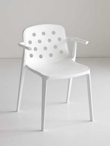 krzesło Isidora, krzesło outdoor, nowoczesne krzesło, sztaplowane krzesło, odporność na warunki atmosferyczne, ergonomiczne siedzisko, krzesło do restauracji, krzesło na taras, krzesło z tworzywa