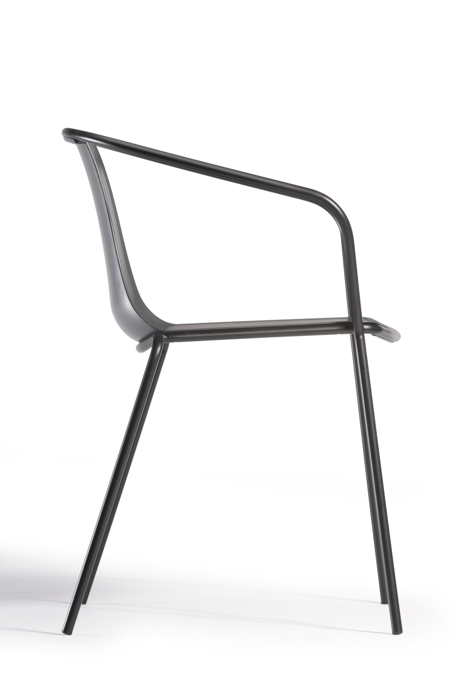 krzesło Kasia, krzesło Gaber, krzesło outdoorowe, odporność na pogodę, nowoczesne meble, krzesło na taras, włoski design, krzesło do restauracji, stalowe nogi, siedzisko z tworzywa
