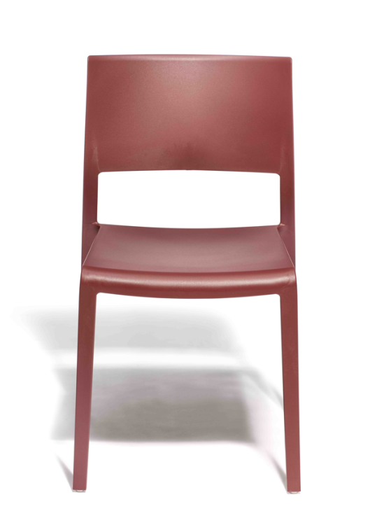 krzesło Lilibet, krzesło do kawiarni, krzesło na taras, meble restauracyjne, odporne krzesło outdoor, nowoczesne krzesło z tworzywa, wersja z podłokietnikami, krzesło do gastronomii, trwałe krzesło z tworzywa, lekkie krzesło plastikowe