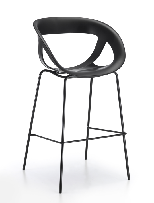 hoker Moema, hoker Gaber, hoker do restauracji, hoker stalowy, hoker do jadalni, nowoczesny hoker, włoski design