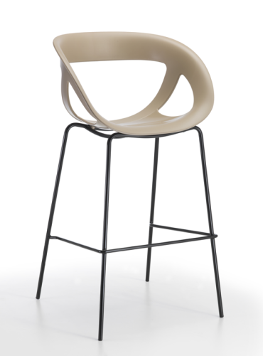 hoker Moema, hoker Gaber, hoker do restauracji, hoker stalowy, hoker do jadalni, nowoczesny hoker, włoski design