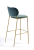 hoker Nuta Light, hoker Gaber, elegancki hoker, tapicerowany hoker, włoski design, hoker do restauracji, hoker do jadalni, nowoczesny design, włoski design
