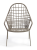 fotel ogrodowy, fotel outdoor, fotel pleciony, fotel metalowy, meble na taras, meble balkonowe, meble restauracyjne, meble odporne na warunki atmosferyczne, fotel z kolekcji Sanela