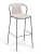hoker Kasia, hoker Gaber, hoker outdoorowy, odporność na pogodę, nowoczesne meble, hoker na taras, włoski design, hoker do restauracji, stalowe nogi, siedzisko z tworzywa