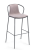 hoker Kasia, hoker Gaber, nowoczesny hoker, hoker do jadalni, włoski design, hoker do restauracji, stalowe nogi, siedzisko z tworzywa