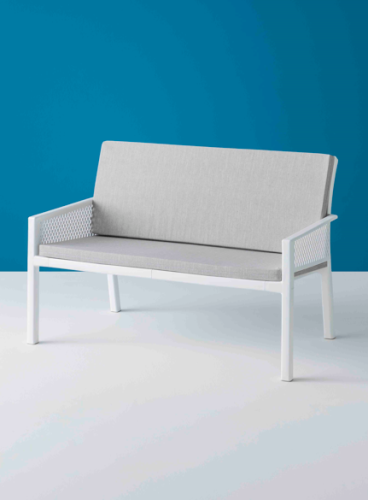 sofa outdoor, sofa Minush, sofa z tworzywa sztucznego, sofa na taras, meble zewnętrzne, odporna na deszcz, odporna na UV, meble do kawiarni, meble na balkon