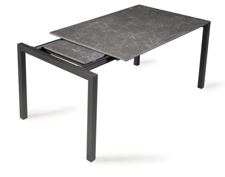 stół Aprio, stół rozkładany, stół ogrodowy, stół teleskopowy, stół z laminatu, stół aluminiowy, stół outdoor, nowoczesny stół do ogrodu, stół na taras