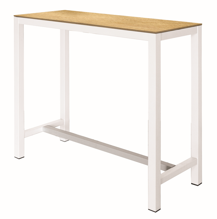 stolik barowy Banket, stolik Gaber, stolik do kuchni, stolik barowy do restauracji, wysoki stolik, stolik 110 cm, stolik do kawiarni, stolik na eventy, stolik prostokątny, stolik z metalową podstawą