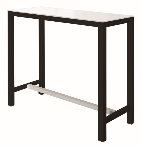 stolik barowy Banket, stolik Gaber, stolik do kuchni, stolik barowy do restauracji, wysoki stolik, stolik 110 cm, stolik do kawiarni, stolik na eventy, stolik prostokątny, stolik z metalową podstawą