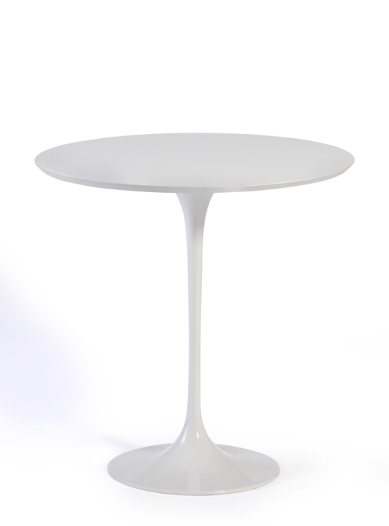 stół kawiarniany, stół do restauracji, biały stół, stół okrągły, aluminiowa noga, stół na jednej nodze, design włoski, stół Saturnino, stół nowoczesny, stół do hotelu