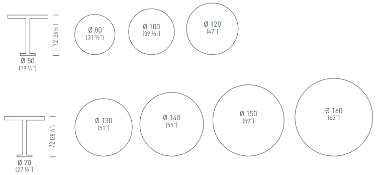 stół okrągły, stół jadalniany, stół restauracyjny, stół konferencyjny, Saturno, biały stół, nowoczesny stół, minimalistyczny design, stół z jedną nogą, duży stół