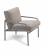 fotel aluminiowy, fotel tapicerowany, nowoczesny fotel, fotel z podłokietnikami, meble do baru, fotel sztaplowany, fotel do restauracji, design meble, fotel Pilar Lounge