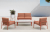 fotel aluminiowy, fotel tapicerowany, nowoczesny fotel, fotel z podłokietnikami, meble do baru, fotel sztaplowany, fotel do restauracji, design meble, fotel Pilar Lounge