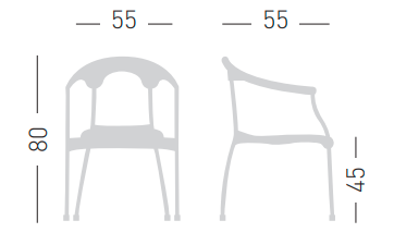 krzesło Serena, krzesło z podłokietnikami, krzesło sztaplowane outdoor, krzesło do kawiarni i restauracji, krzesło ogrodowe eleganckie, krzesło odporne na warunki atmosferyczne