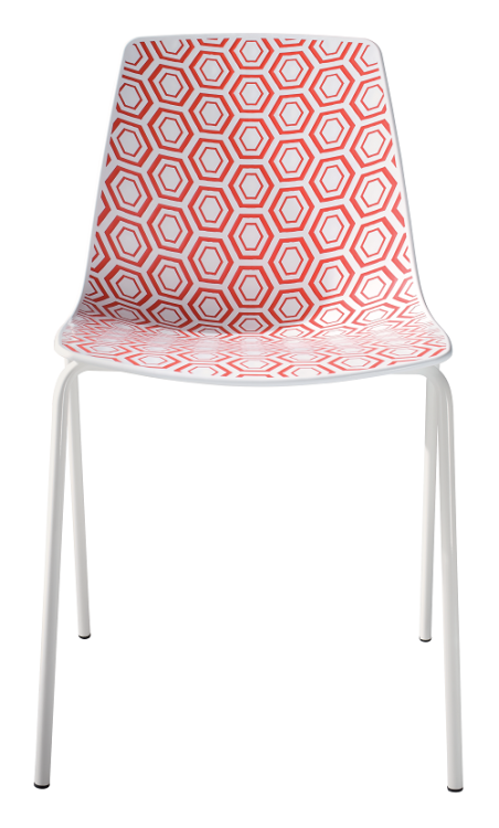 krzesło Alhambra, krzesło Gaber, krzesło z tworzywa, krzesło sztaplowane, krzesło outdoorowe, krzesło wzorzyste, krzesło do jadalni, krzesło do restauracji