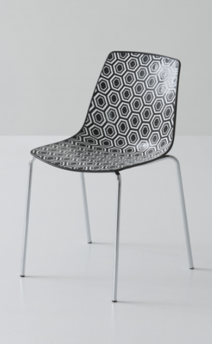 krzesło Alhambra, krzesło Gaber, krzesło z tworzywa, krzesło sztaplowane, krzesło outdoorowe, krzesło wzorzyste, krzesło do jadalni, krzesło do restauracji