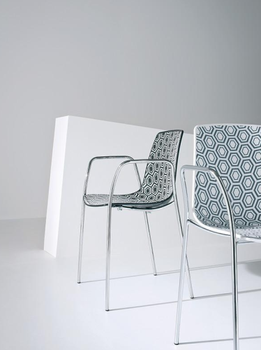 krzesło Alhambra, krzesło Gaber, krzesło z tworzywa, krzesło sztaplowane, krzesło outdoorowe, krzesło wzorzyste, krzesło do jadalni, krzesło do restauracji