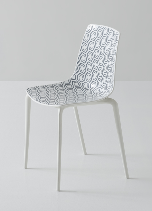 krzesło Alhambra, krzesło Gaber, krzesło z tworzywa, krzesło outdoorowe, krzesło wzorzyste, krzesło do jadalni, krzesło do restauracji, krzesło sztaplowane