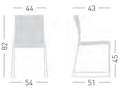krzesło Artesia, krzesło z tworzywa, krzesło sztaplowane, krzesło Gaber, krzesło do jadalni, krzesło do kuchni, krzesło do restauracji