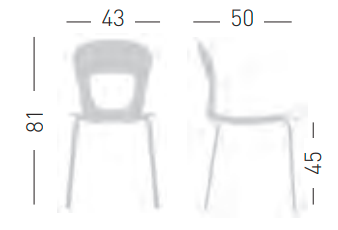 krzesło Blog, krzesło Gaber, krzesło z tworzywa, krzesło sztaplowane, krzesło nowoczesne, krzesło do restauracji, krzesło do kawiarni, krzesło do biura