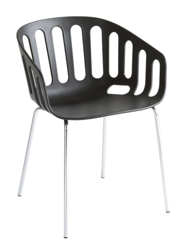 krzesło Basket, krzesło kubełkowe, krzesło sztaplowane, krzesło z tworzywa, krzesło do jadalni, krzesło do kuchni, krzesło do restauracji, włoski design, krzesło Gaber