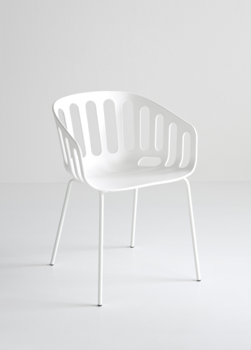 krzesło Basket, krzesło kubełkowe, krzesło sztaplowane, krzesło z tworzywa, krzesło do jadalni, krzesło do kuchni, krzesło do restauracji, włoski design, krzesło Gaber