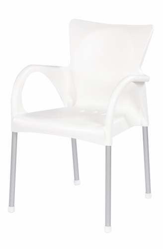 krzesło Beverly, krzesło z tworzywa, krzesło z aluminiowymi nogami, krzesło outdoorowe, krzesło do restauracji, krzesło sztaplowane