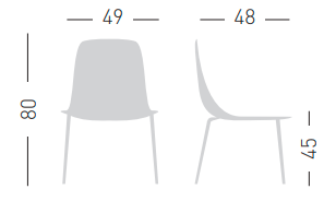 krzesło Colorfive, krzesło z tworzywa, krzesło sztaplowane, krzesło do restauracji, krzesło do jadalni, krzesło nowoczesne, kolorowe krzesło, krzesło outdoorowe