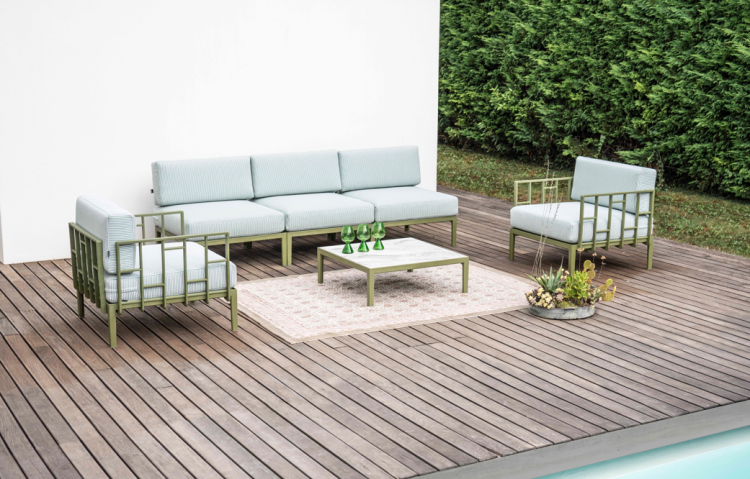 fotel Engels, sofa Gaber, sofa na taras, sofa outdoorowa, sofa do ogrodu, sofa do ogródka restauracyjnego