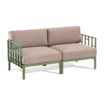 Sofa dwuosobowa Engels, zielony stelaż - Gaber