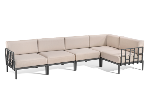 sofa Engels, sofa pięcioosobowa, sofa na taras, sofa do ogrodu, sofa outdoorowa, sofa odporna na warunki atmosferyczne, sofa Gaber, sofa modułowa