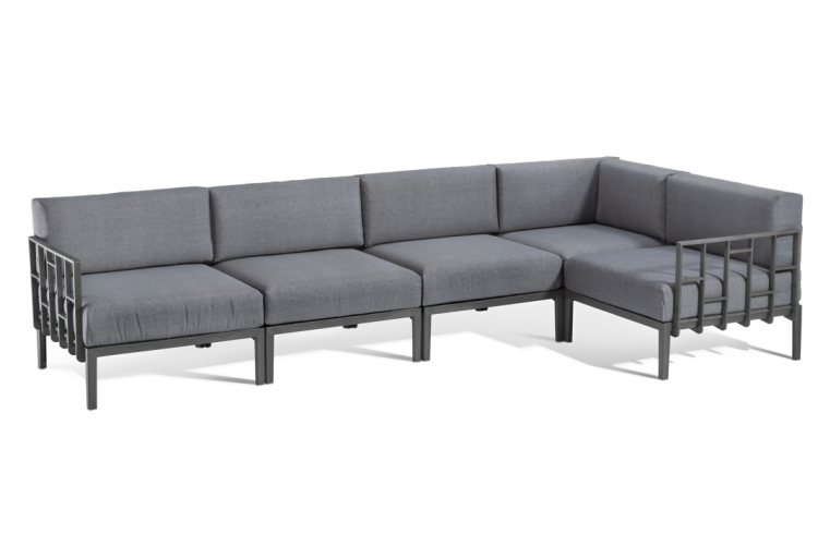 sofa Engels, sofa pięcioosobowa, sofa na taras, sofa do ogrodu, sofa outdoorowa, sofa odporna na warunki atmosferyczne, sofa Gaber, sofa modułowa