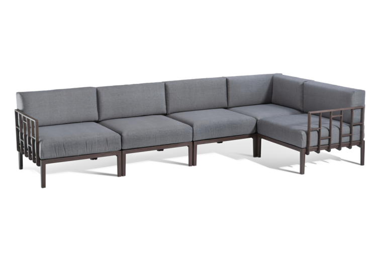 sofa Engels, sofa pięcioosobowa, sofa na taras, sofa do ogrodu, sofa outdoorowa, sofa odporna na warunki atmosferyczne, sofa Gaber, sofa modułowa