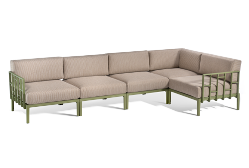 sofa Engels, sofa pięcioosobowa, sofa na taras, sofa do ogrodu, sofa outdoorowa, sofa odporna na warunki atmosferyczne, sofa Gaber, sofa modułowa